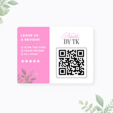 Custom Review Card Stickers
