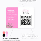 Custom Review Card Stickers