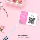 Custom Review Card Stickers