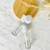 10ml Glass Roller Bottle - White Lid