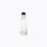 10ml Glass Roller Bottle - White Lid